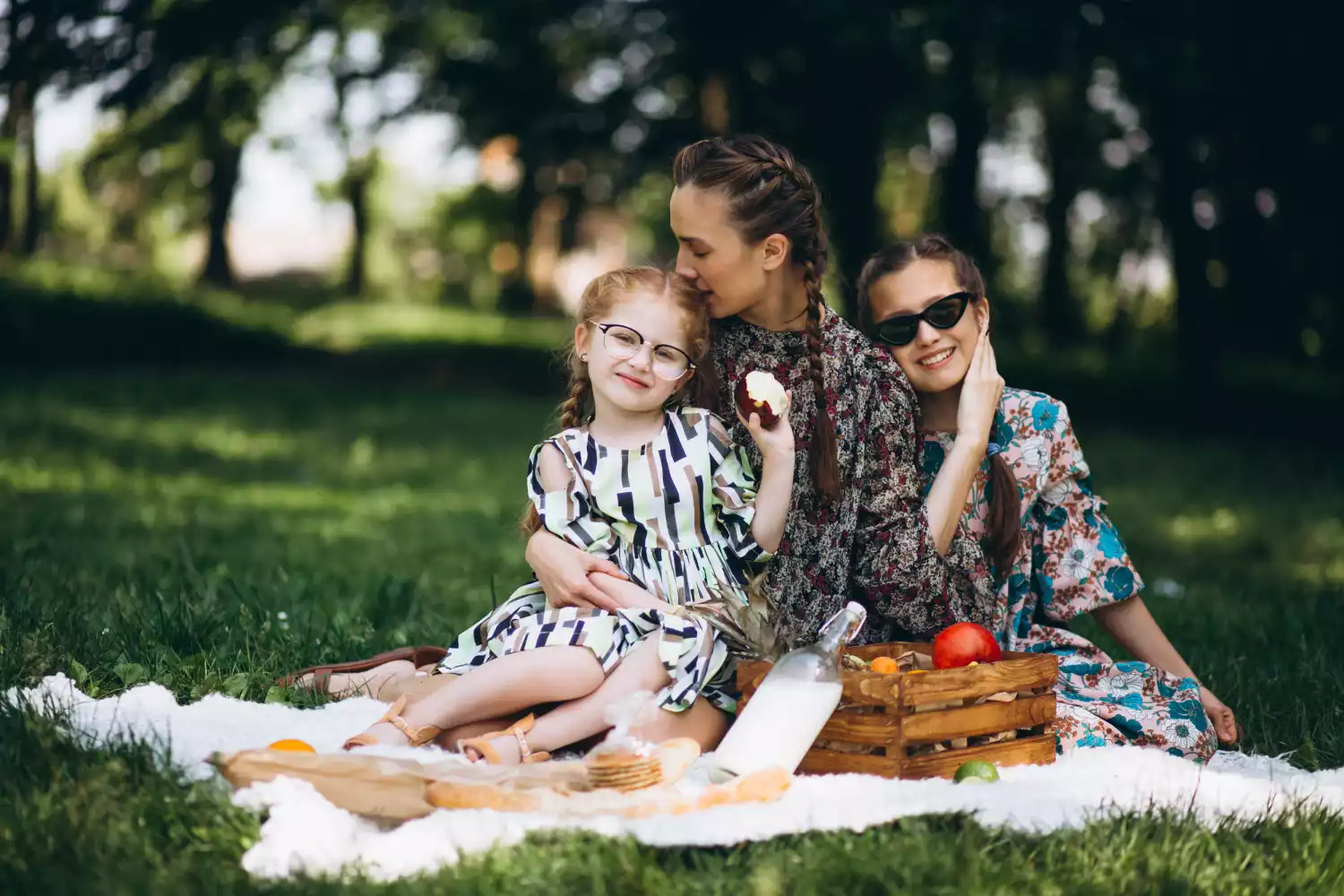 woven picnic blanket