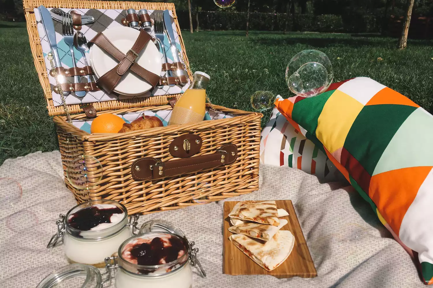 beautiful picnic blanket