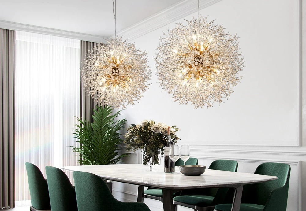 round globe chandelier