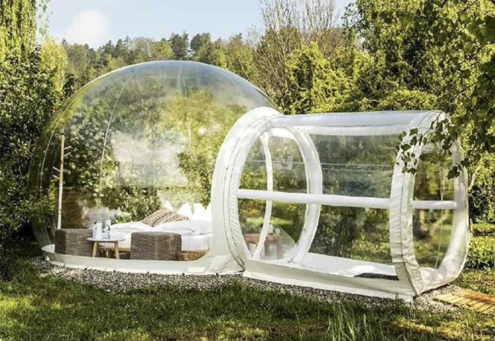 transparent inflatable bubble tent