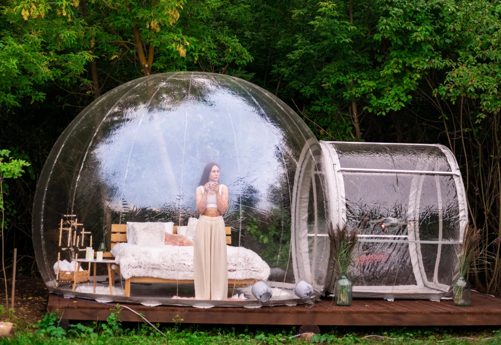 inflatable bubble tent